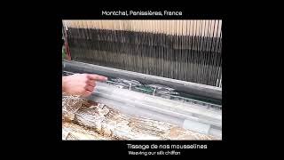 TISSAGES DENIS amp FILS 🇨🇵 Lexcellence du savoirfaire français madeinfrance soie [upl. by Htes835]