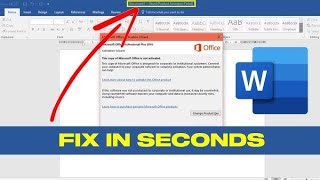 Microsoft office activation wizard This copy of Microsoft office is not activated  MS Office error [upl. by Reteip]