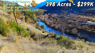 Large Acreage For Sale In California  Gold Country Adjoining BLM Land [upl. by Aryamo749]