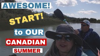 Canadian Adventure Exploring Natural Hot Springs amp Paddling [upl. by Ermine]