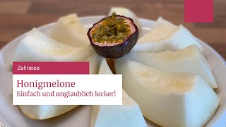 Honigmelone in Sekunden schneiden amp servieren 🍈✨ [upl. by Tartaglia]