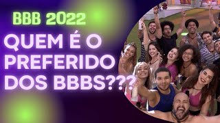 BBB 22 Enquete  Descubra Quem é o Preferido dos BBBs [upl. by Oates]