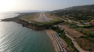 LANDING AT KEFALONIA RWY32 2462022 [upl. by Aziar]