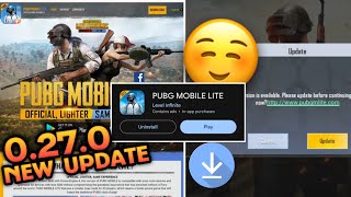 PUBG MOBILE LITE DOWNLOAD 0270 NEW UPDATE 😍 PUBG LITE LOADING PROBLEM FIX I CRASH FIX I NEW GUN [upl. by Amsed]