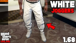 How To Get White Joggers In GTA 5 Online [upl. by Ahsikram362]