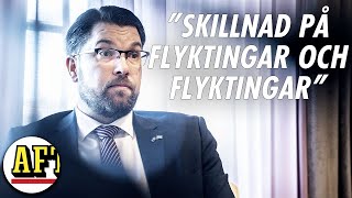 Åkesson SD ”Skillnad på flyktingar och flyktingar” – My Rohwedder kommenterar [upl. by Muhcon810]