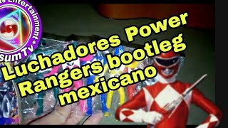 Luchadores Power Rangers bootleg mexicano [upl. by Ettenuahs]