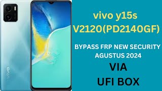 Vivo y15s bypass frp new security agustus 2024 via ufi box [upl. by Mosra613]