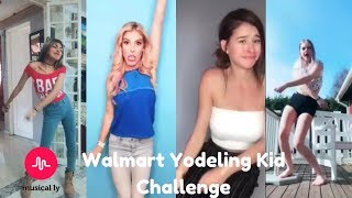 Walmart Yodeling Kid Challenge Musically Compilation 2 [upl. by Notsehc]