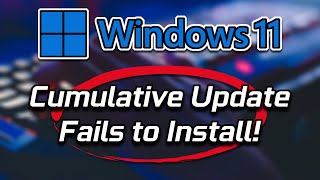 Windows 11 Cumulative Update not Downloading or Installing FIX [upl. by Aslin]