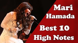 Mari Hamada 浜田麻里 Best 10 Live High Notes [upl. by Caassi334]