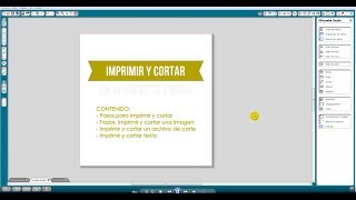 Tutorial Imprimir y Cortar con Silhouette Cameo 1 Español [upl. by Anaejer]