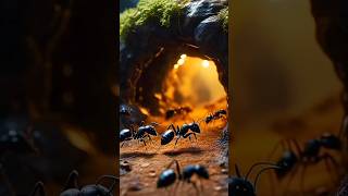 ANT Colony  surprised everyone😱😱shorts ytshorts viralshort facts amazing [upl. by Royo347]