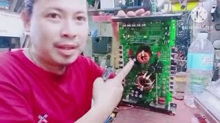 LIGHTNING Lab AM1850D Class D Mono Amplifier  Repair Protect problem [upl. by Rowley]