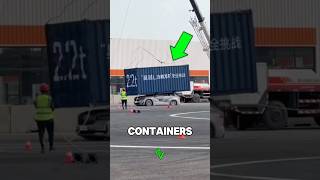 Chinese Drop Container on Cars😭 shorts [upl. by Atilal402]