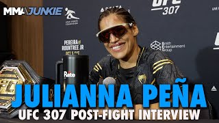 Julianna Peña Not Impressed by Kayla Harrison Prefers Amanda Nunes Trilogy Next  UFC 307 [upl. by Gilead]