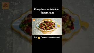 Kidney beans chickpeas SALAD russiansalad salad healthyfood food youtube shorts recipe trend [upl. by Jollanta35]