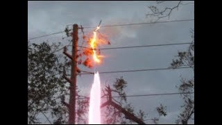 Sparks Arcing From Trees In Powerlines Ham Radio Electrical Noise [upl. by Eelytsirk363]