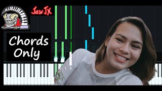 Estranged  quot Odoi quot Piano Chords Only Midi Synthesia Lesson Easy How To Play Tutorial [upl. by Pressey]