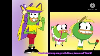 Breadwinners rap songs with blooqkazoo4170 and Tinahtf 💜💛 [upl. by Annemarie]