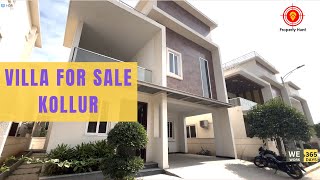 The best Villas in Hyderabad  luxury villas for sale in tellapur  Property Hunt [upl. by Saundra]