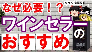 【ワイン初心者】ワインセラーのおすすめと選び方（ゆっくり解説） [upl. by Wenn]