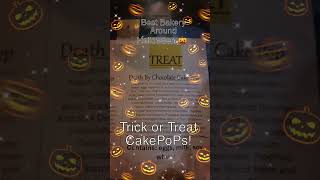 Trick or Treat Cake POPS halloweencupcakes [upl. by Mervin]