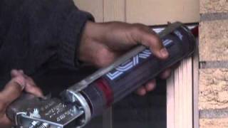 How To Caulk a Window Using Lexel [upl. by Nniuq]