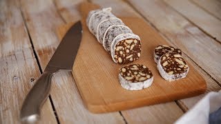 Chocolate Salami Salame Al Cioccolato [upl. by Ynnavoeg325]