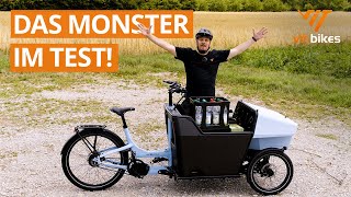 Der Multivan unter den Lastenrädern 😮🚴‍♀️ Das HNF Nicolai CD2 Cargo im Test [upl. by Maite]