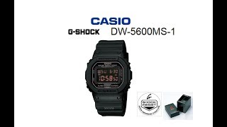 카시오 지샥 DW5600MS 리뷰 ┃ CASIO GSHOCK DW5600MS REVIEW [upl. by Tiphane]