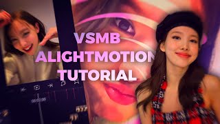 Watch Me How To Make SIMPLE VSMB TRANSITION IN ALIGHTMOTION [upl. by Wickman750]