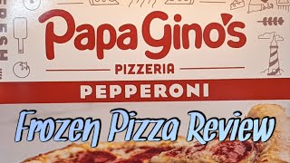 FROZEN PIZZA REVIEW Ginos Pepperoni [upl. by Renba932]