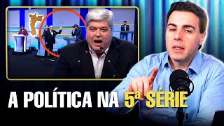 DATENA PERDE O CONTROLE E AMEAÇA MARÇAL AO VIVO EM DEBATE FN [upl. by Else]