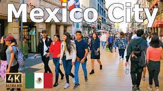 Mexico City 4K  Walking Tour in 2023  CDMX 🇲🇽 [upl. by Cantu151]