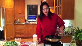 Chef and TV Host Ivy Dai Makes Vegan Skillet Gnocchi with Chard and White Beans [upl. by Auohp]