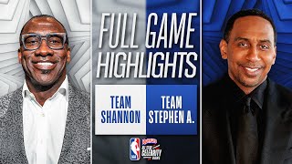 Team Shannon vs Team Stephen A  RufflesCelebGame  2024 NBAAllStar ⭐️ [upl. by Georgeanne925]