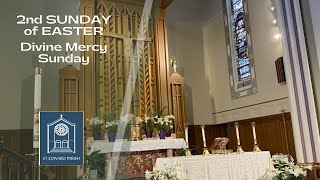 St Edward Catholic Mass Sunday  April 7 2024 [upl. by Okimuk]