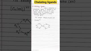 chelating ligands II coordination compounds 12thchemistry neetchemistry chemistry [upl. by Massey]