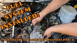 DURAMAX HEAD GASKET REPLACEMENT PART 8 [upl. by Noneek260]