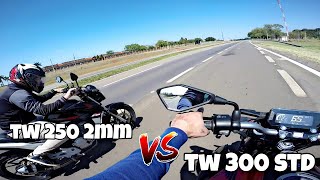 CB 300F TWISTER STD VS CB 250F TWISTER 2MM  ACELERO MAIS DIFÍCIL [upl. by Ztnarf285]