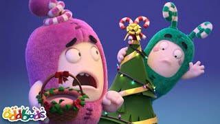 Utop The Christmas Tree  Oddbods  Christmas Cartoons for Kids [upl. by Leunad]