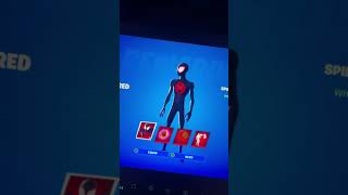 Fortnite Spiderman Miles Morales Skin Code [upl. by Adigirb183]