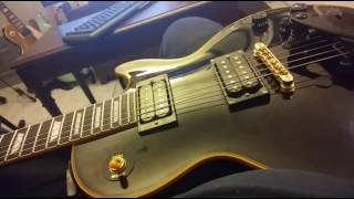 Bigsby Alternative Xtrem Tremolo on a Epiphone Les Paul Custom [upl. by Akimed520]