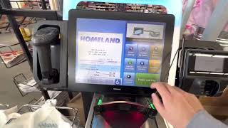 Toshiba Self Checkout at Homeland Oklahoma City OK NW 18 St  N Classen Blvd amp N Western Ave [upl. by Kevon467]