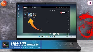 How To Install Free Fire Manually on MSI App Player For Low End PC [upl. by Shiroma]