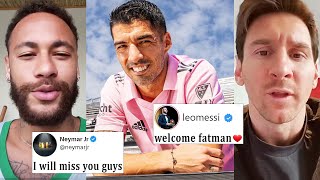 Famous Reaction on Luis Suarez officially Joins Inter Miami [upl. by Dorey]