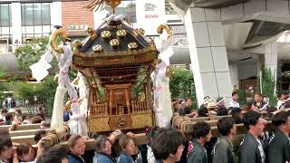 立川諏訪神社例大祭 花睦 神輿 駅前 ⑤ 20230827 [upl. by Aaron123]