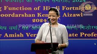 Closing Function of Hindi Fortnight 2024 at DDK Aizawl [upl. by Nedrud]