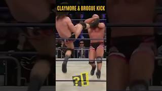 Claymore amp Brogue Kick of Drew McIntyre and Sheamus EXPLAINED  short wwe drewmcintyre sheamus [upl. by Craggie]